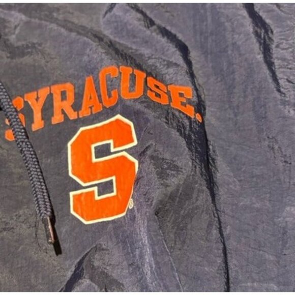 Rivalry Threads Syracuse Melo NCCA Orange Hooded Anorak Half-Zip Jacket Size S - Picture 2 of 8